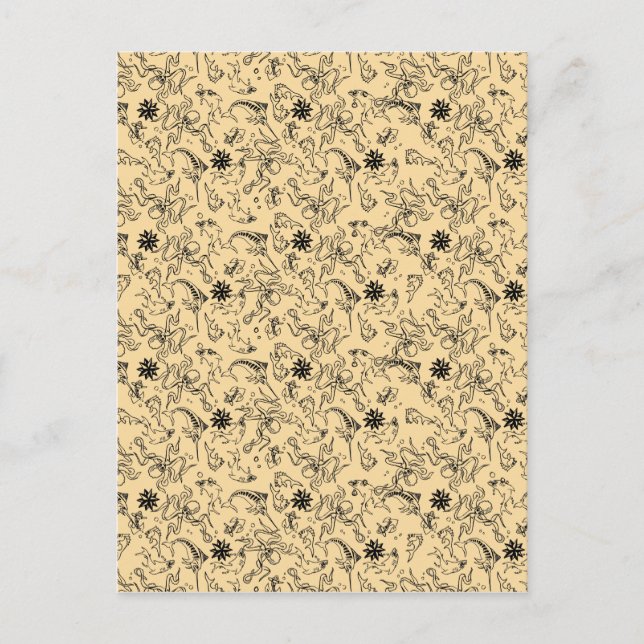 Sailor Jerry Pattern Postcard (Front)