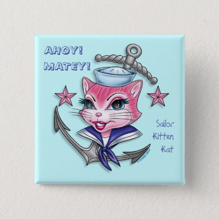 Sailor Kitten Kat™ - Button