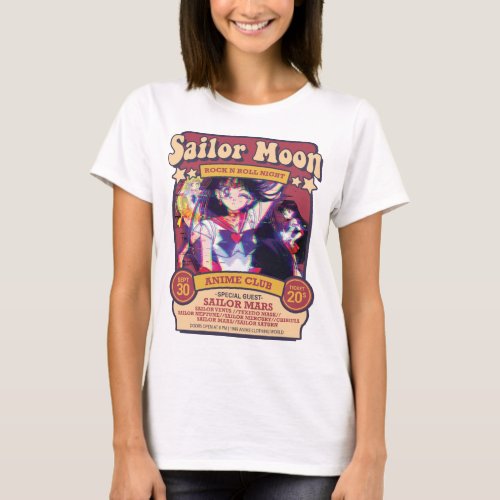 Sailor Mars shirt  Anime Clothing Shirt 