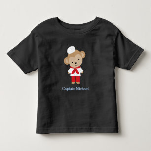 Sailor Monkey Personalized Toddler T-shirt