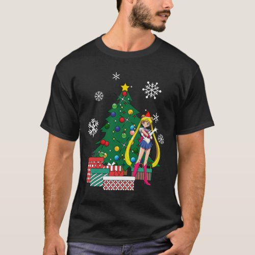 Sailor Moon Around The Christmas Tree13 T_Shirt