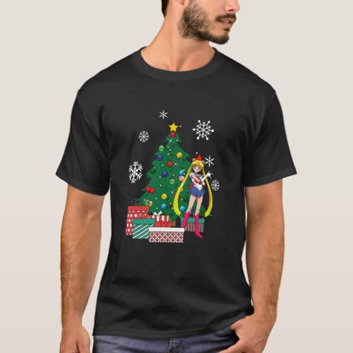 Sailor Moon Around The Christmas Tree Essential T_Shirt