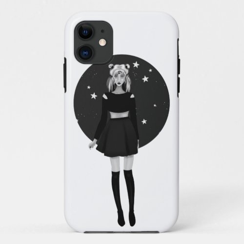 Sailor moon gothic watercolor iPhone 11 case