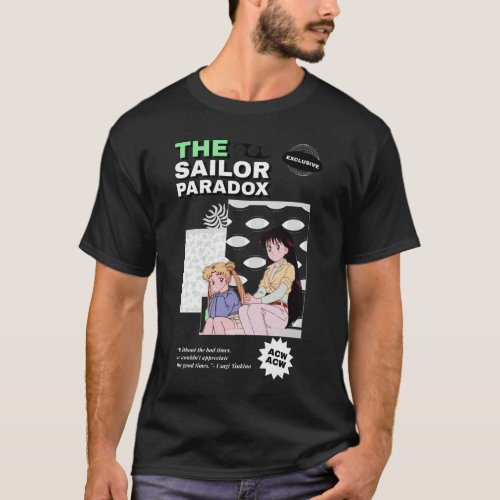 Sailor Moon Sailor Mars Retro Anime T_Shirt