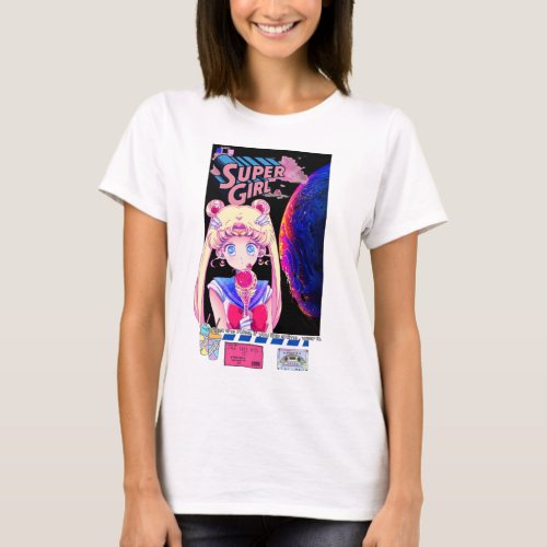 Sailor Moon Super Girl Women T_Shirt