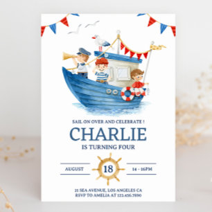 Sailor Nautical Summer Invitation
