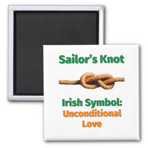 Sailors Knot Irish Symbol Unconditional Love by Magnet