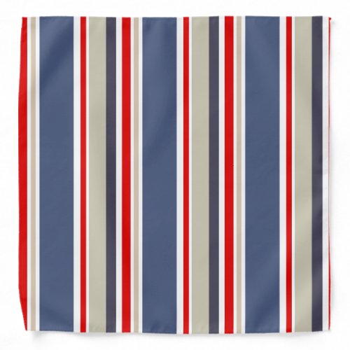 Sailor Stripe Nautical print Bandana