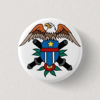 Sailor Tattoo - Eagle & Shield - Button