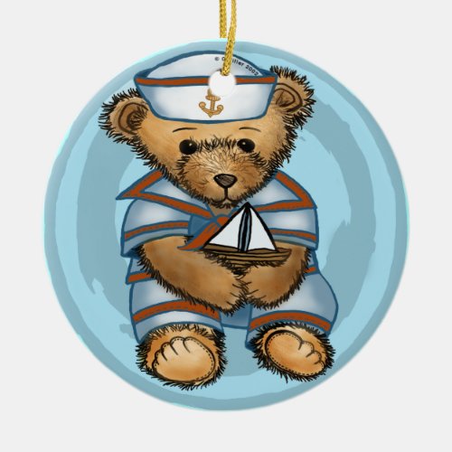 Sailor Teddy Bear Ornament