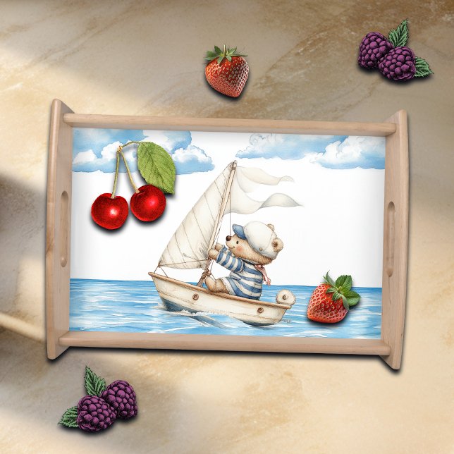 Sailor Teddy Bear Serving Tray (Creator Uploaded)