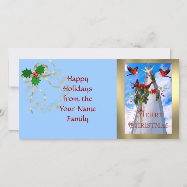 Sailor's Christmas Holiday Card (Front)