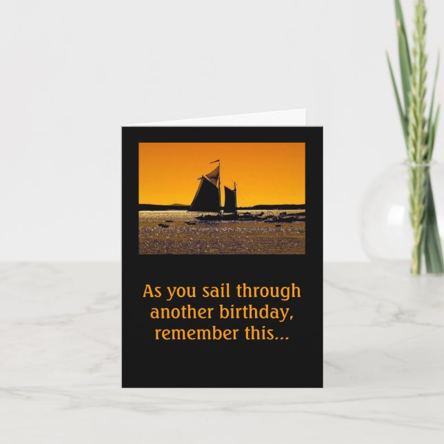 Sailors Get a Little Dinghy! Card (Front)