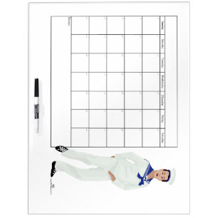 Sailor's Hornpipe Dance Calendar Dry Erase Board