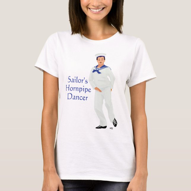 Sailors Hornpipe Highland Dancer T-Shirt (Front)
