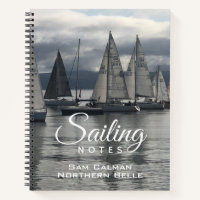 Sailor's Logbook or Sailing Notebook with Name