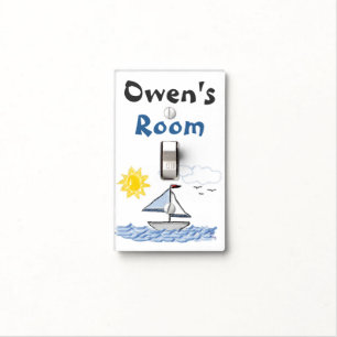 Sailors (personalize) light switch cover