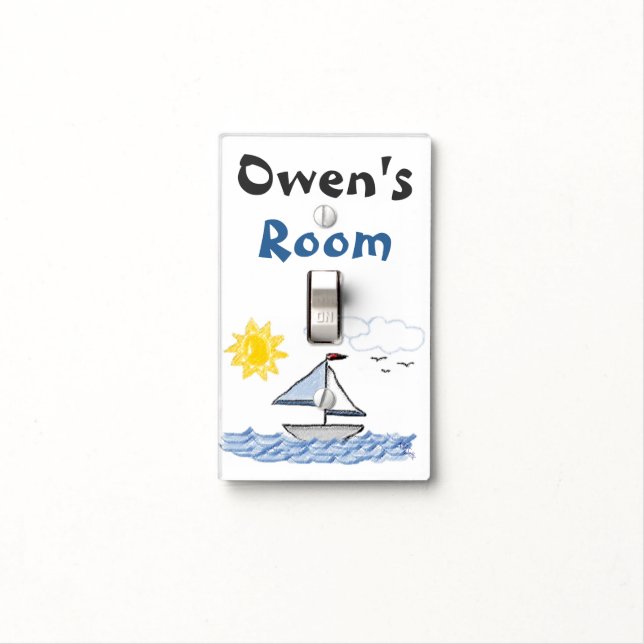 Sailors (personalize) light switch cover (In Situ)