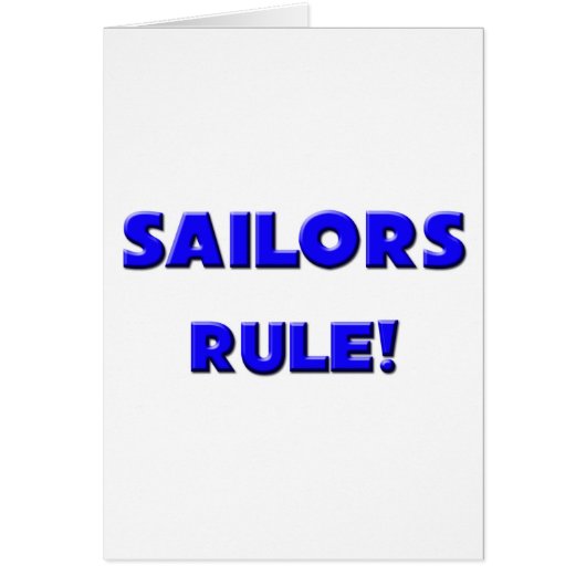 Sailors Rule! Cards (Front)