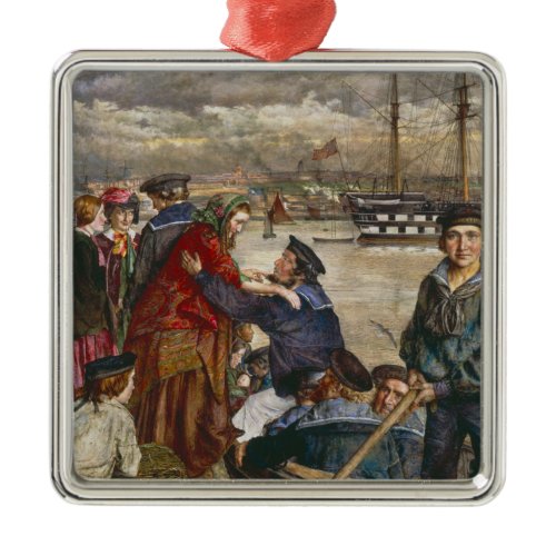 Sailors' Sweethearts and Wives (by John Lee) Metal Ornament