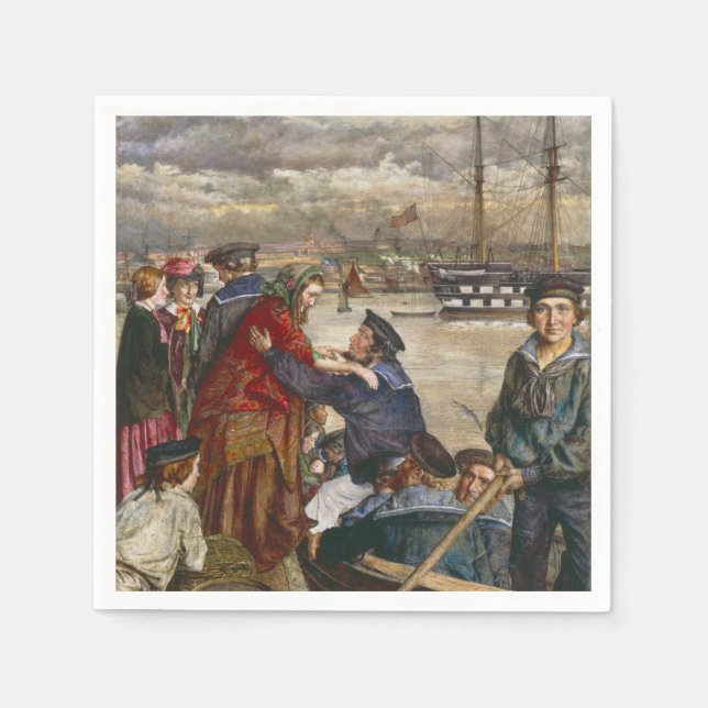  Sailors' Sweethearts and Wives (by John Lee) Napkins (Front)