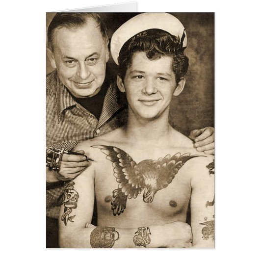 Sailor's Tattoo Day Cards (Front)