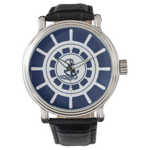 Sailor's Watch Blue and White Dial