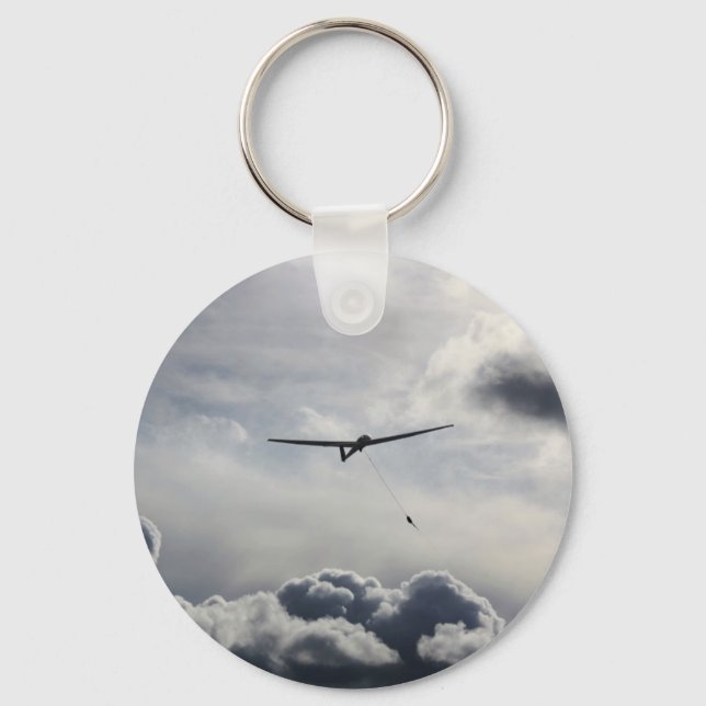 Sailplane Launching Keychain (Front)