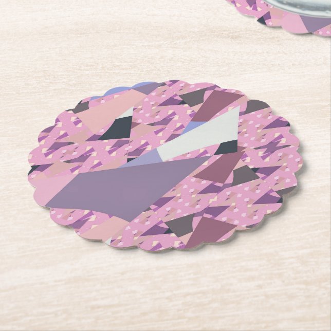 SAILS ABSTRACT PAPER COASTER (Angled)