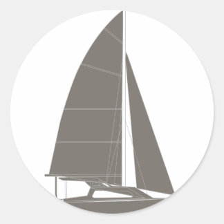 Sails Classic Round Sticker