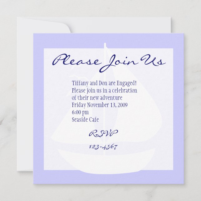 Sails Invitation (Front)