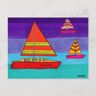 Sails Manager Postcard