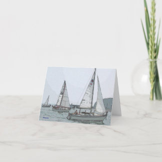 Sails--thinking of you card