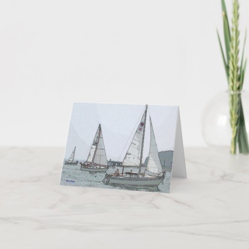 Sailsthinking of you card