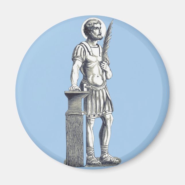 Saint Adrian Herculian Guard Magnet (Front)