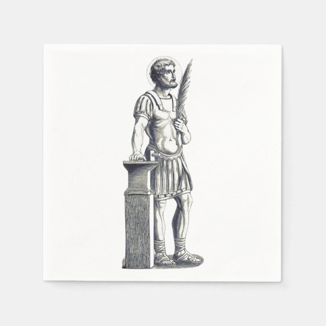 Saint Adrian Herculian Guard Napkins (Front)