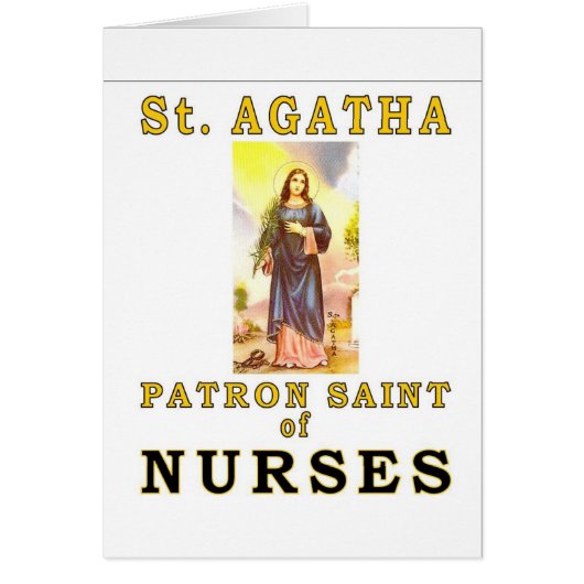 SAINT AGATHA CARDS (Front)