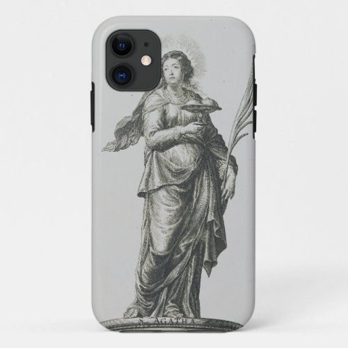 Saint Agatha of Sicily iPhone 11 Case