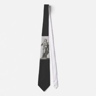 Saint Agatha of Sicily Hagiographic Religious Art Neck Tie