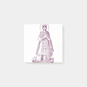 Saint Agnes of Rome greek mosaic Post-it Notes