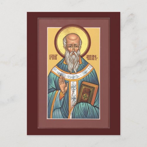 Saint Aidan Prayer Card