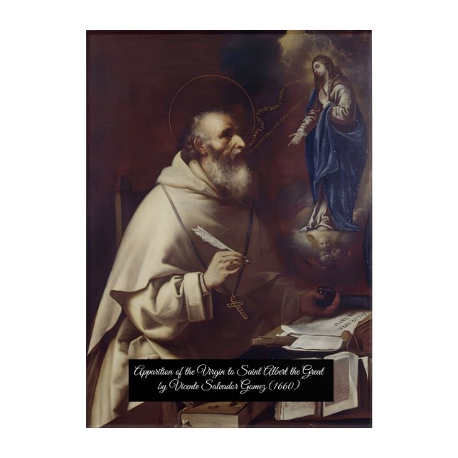 Saint Albert the Great Acrylic Print (Front)