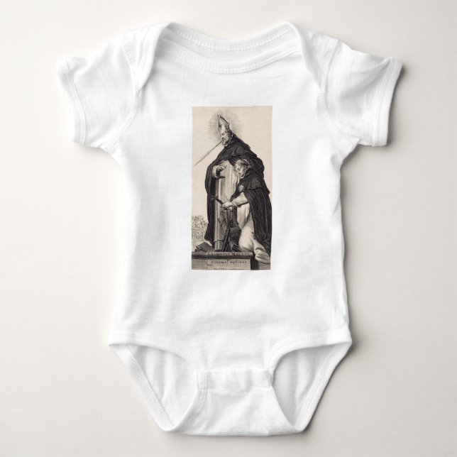 Saint Albert the Great and saint Thomas Aquinas Baby Bodysuit (Front)