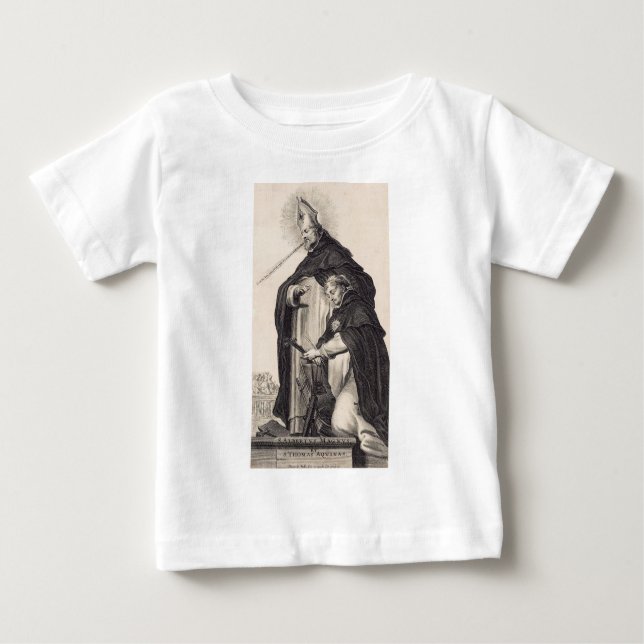 Saint Albert the Great and saint Thomas Aquinas Baby T-Shirt (Front)
