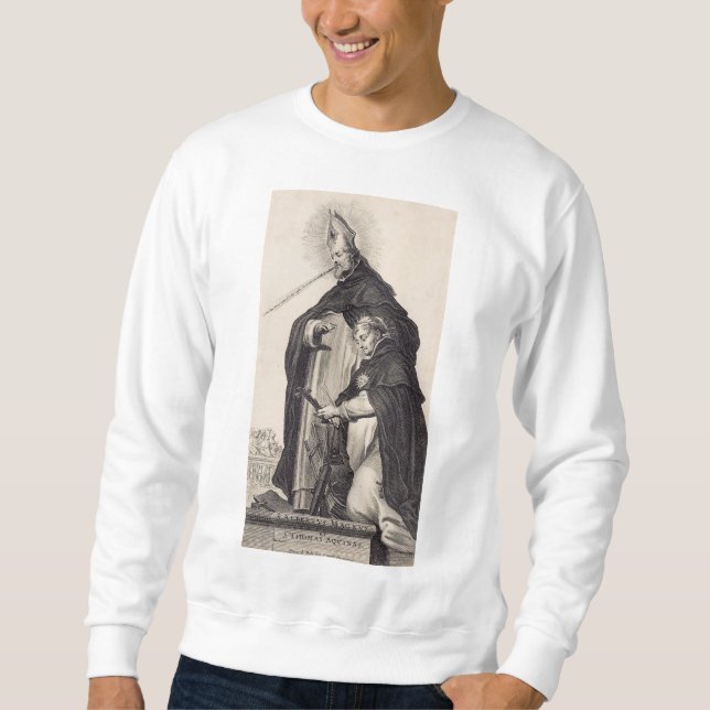 Saint Albert the Great and saint Thomas Aquinas Sweatshirt (Front)