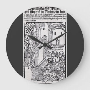 Saint Albert the Great Universal Doctor Art Large Clock