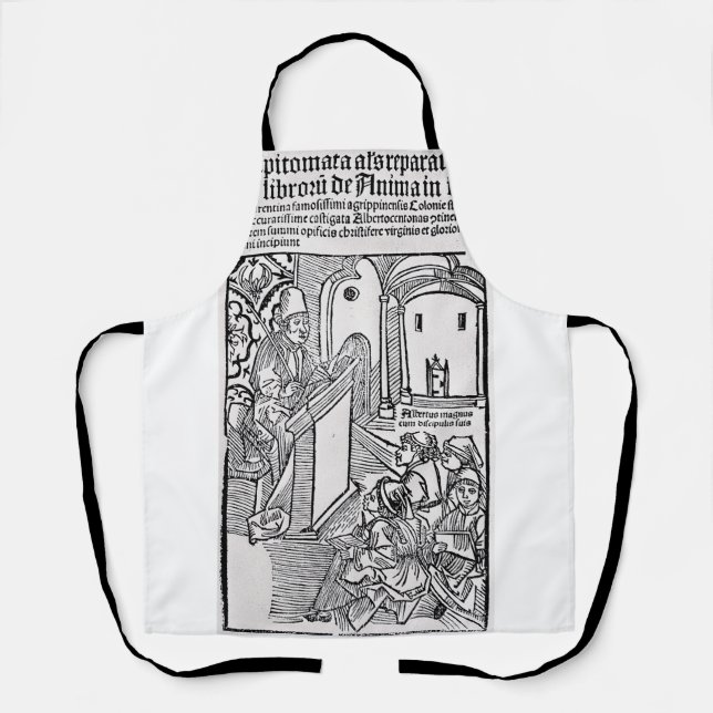 Saint Albertus Magnus Doctor of the Church Apron (Front)