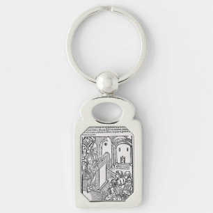 Saint Albertus Magnus Doctor of the Church Keychain