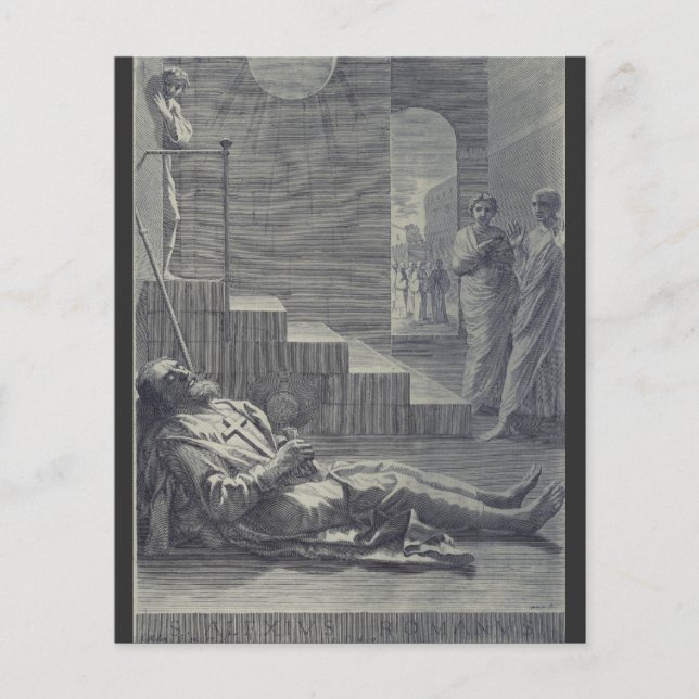 Saint Alexius of Rome Sacred Humility Art (Front)
