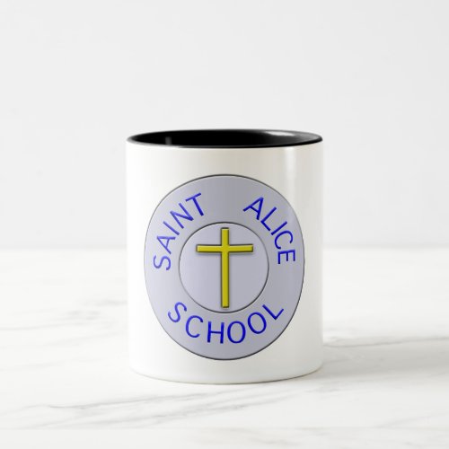 Saint Alice School Color Patch Two_Tone Coffee Mug